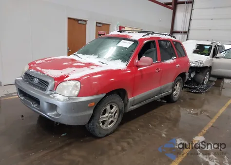 2003 Hyundai Santa Fe Gls/Lx from USA, damaged, VIN KM8SC13E33U523633